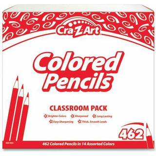CRA-Z-Art farvede blyanter bulkklassepakke 462ct 14 Assorterede farver