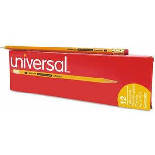 Universal 55520 Blackstonian Pencil Hb #2 Medium Soft Yellow Dozen