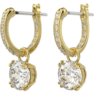 Swarovski Constella Gold Huggie Hoop Earrings - One Size