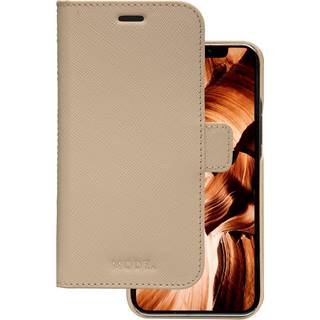 iPhone 12 / 12 Pro dbramante1928 Mode New York Ægte Læder Cover m. Pung - Sahara Sand