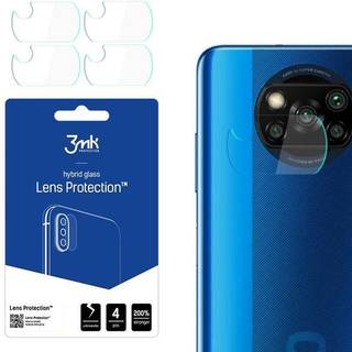 3MK Hybrid Xiaomi Poco X3 Pro/X3 NFC Kamera Linse Hærdet glas - 4 Stk.