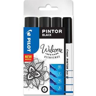 Pilot Pintor Marker | Sort | 4 tykkelser