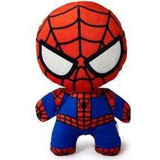 Buckle-down Dog Toy Marvel Plush Squeaker Spider Man Kawaii Standing Pose Multi Color 8 """" X 6 """" DTPT-SPDCZ