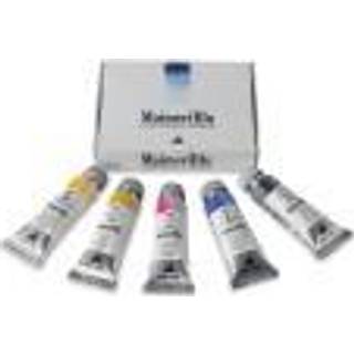 MAIMERIBLU 12 ml indledende enkeltpigment akvarelmalingss?t - 5 -delt professionelt akvarelmalingss?t - akvarelr?r til kunstnere - Lightfast og g