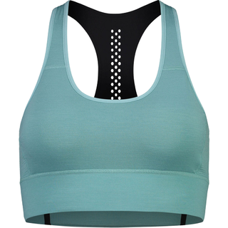 Mons Royale Women's Stratos Merino Shirt Sports Bra Black, XL