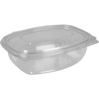 50 stk. Salatbæger - hængslet låg 1000ml