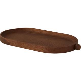 Inka træbakke 34 cm, dark