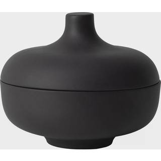 Design House Stockholm Sand skål med låg S Ø12 cm Black clay