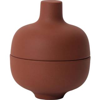 Design House Stockholm Sand skål med låg S Ø8,2 cm Red clay