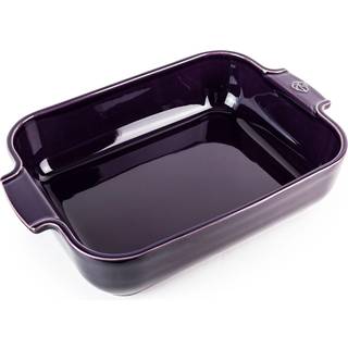 Peugeot Appolia Auflaufform rechteckig 32 cm aubergine - Keramik - Lila