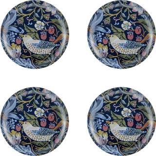 Åry Home Strawberry Thief glasbrikker 4-pak Ø 11 cm