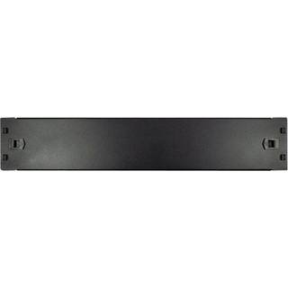 Inter-Tech 2U blind panel with screwless mounting in the colour RAL 9005