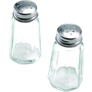 Lifetime Brands Salt & Pepper Set 1 oz klart glas