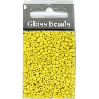 Gule Rocaiperler 3 mm - 25g til Smykker