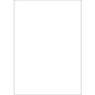 Karton 50x70 cm hvid, 300g