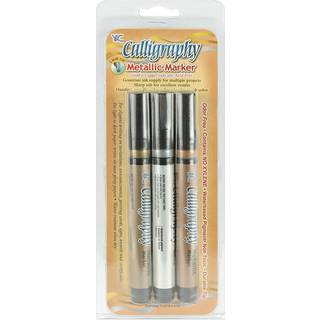 Yasutomo 2mm tip Kalligrafi Metalliske mark?rer Assorterede farver (NSC703M)