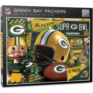Youthefan NFL Green Bay Packers Retro Series Puzzle - 500 stykker