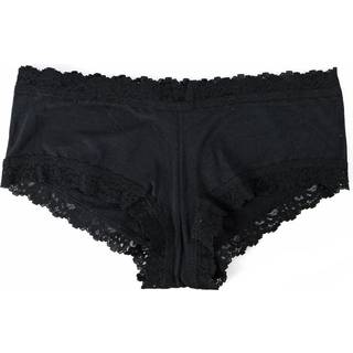 Hanky Panky Supima Cotton Boyshort - Black - Medium