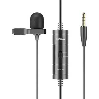 Boya BY-M1S lavalier-mikrofon med klips - professionel lydoptagelse