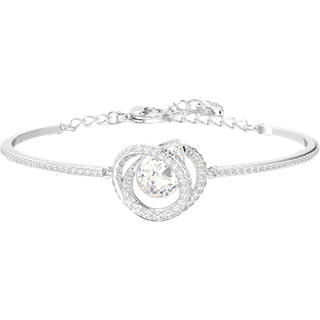 Generation Armreif, Weiß, Rhodiniert