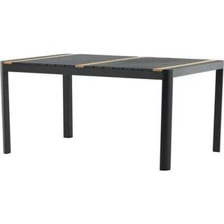 Venture Design Togo havebord, teaktræ, sort, 100 x 200 cm