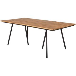 Venture D. havebord Chan 200x100x74 akacie/stål sort 1453-408