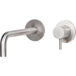 QTOO Håndvaskarmatur til indbygning 250mm tud - Børstet stål