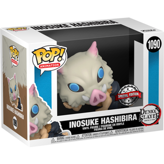 Funko Pop! Animation: Demon Slayer Inosuke Hashibira Lounging in Mask Special Edition Multicolor Exclusive Vinyl Figur #1090