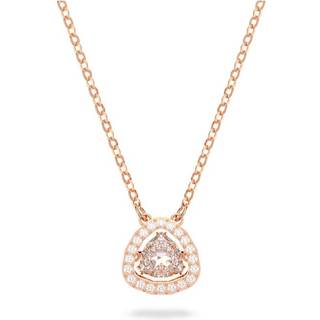 Millenia Halskette, Trilliant-Schliff, Weiß, Roségold-Legierungsschicht
