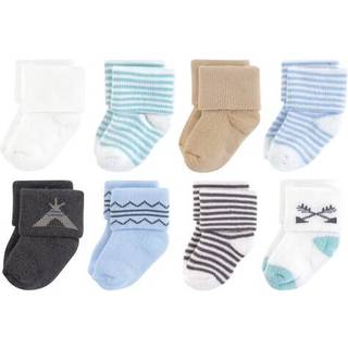 Touched by Nature Baby kologiske bomuldsstrmper Charcoal Teepee 0-6 mneder