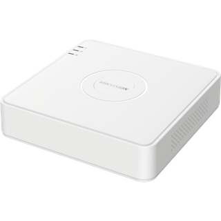 Hyundai Netzwerkvideorecorder NVR SF-NVR3104-4P mit 4 IP Kanälen integrierter PoE Switch professioneller IP Recorder - weiß