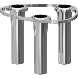 LIND DNA Lind Curve kombinerbar lysestage krom Triple