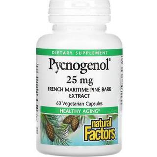 Natural Factors – Pycnogenol Pine Bark Extract 25 mg (60 kapsler)