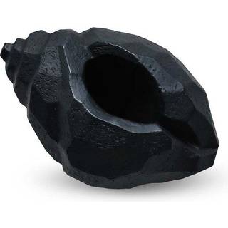 Cooee Design The Pear Shell Skulptur Trækulsfarvet - Skulpturer Cement Charcoal - HI-KI-013-CL