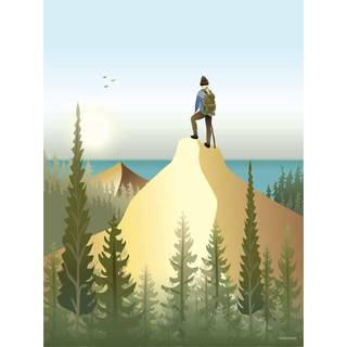Top Of The Mountain - Plakat 30x40 cm fra ViSSEVASSE
