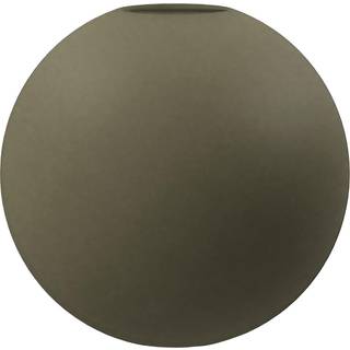 Ball vase, 20 cm, olive