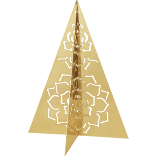 Seasonal Juletræ guld medium