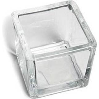 Glasstage til fyrfadslys 5x5cm