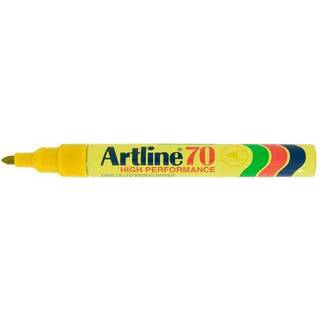 Marker 70 Permanent 1.5 gul, Artline EK-70 yellow, 12stk