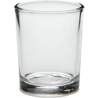 Elegant Fyrfadsstage i Klart Glas - 12 stk.