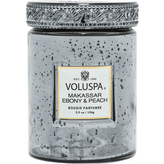 Voluspa Small Jar Candle Makassar Ebony And Peach (156 g)