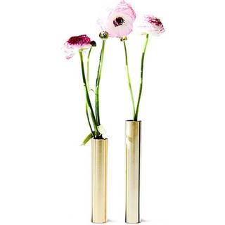 Hove Home - Slim Vase - Messing - Højde 17 cm