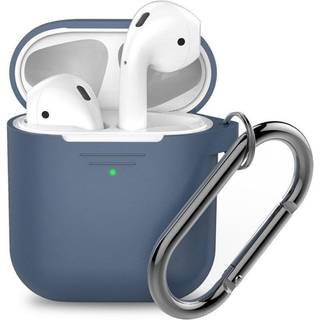 PodSkinz Keychain - Silikone cover til Airpods - Coral Blå