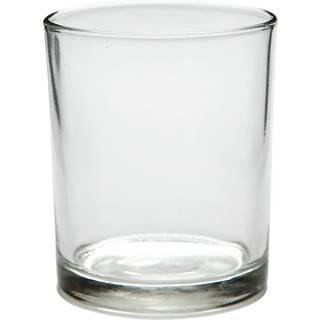 12 stk. Fyrfadsstager i klart glas - 8,3 cm høje