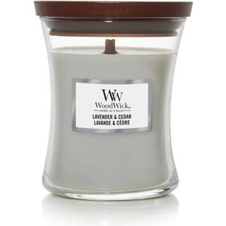 Woodwick Lavender & Cedar duftlys Trævæge 275 g - 275 g