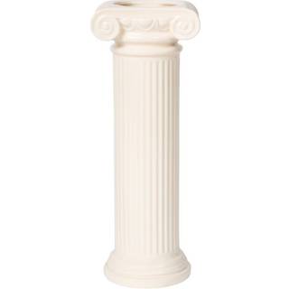 DOIY - Athena Vase - Vase - Hvid - 9,2 x 8 x 24,5 cm