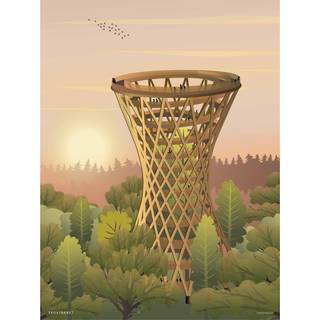 Skovtårnet - Plakat 50x70 cm fra ViSSEVASSE