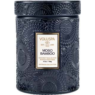Voluspa Small Glass Jar Moso Bamboo 50h
