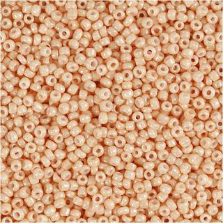 Rocaiperler Lys Fersken 1,7 mm - 25g
