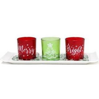 Elegante designs Merry & Bright Christmas Coles Sæt på 3